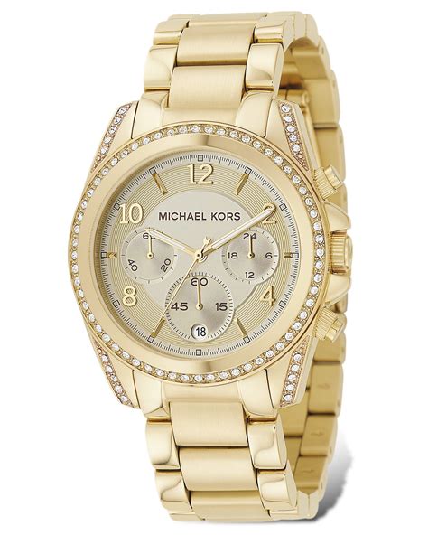 michael kors all gold watch|Michael Kors gold watch sale.